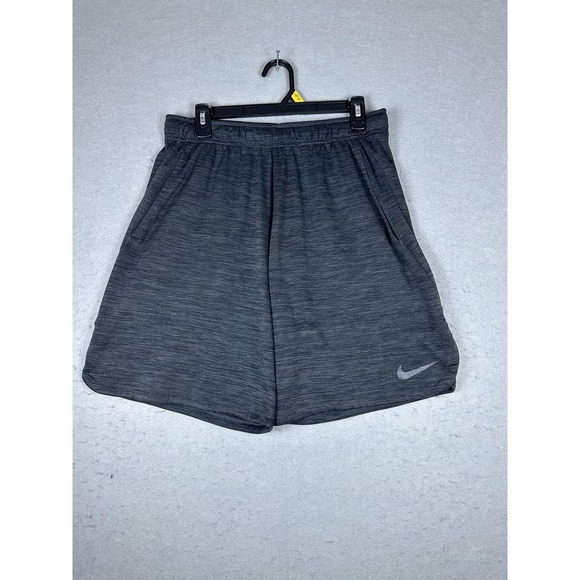 Nike Dri-FIT Shorts Mens Large Gray Athletic Gym Running Performance Polyester - Picture 1 of 10